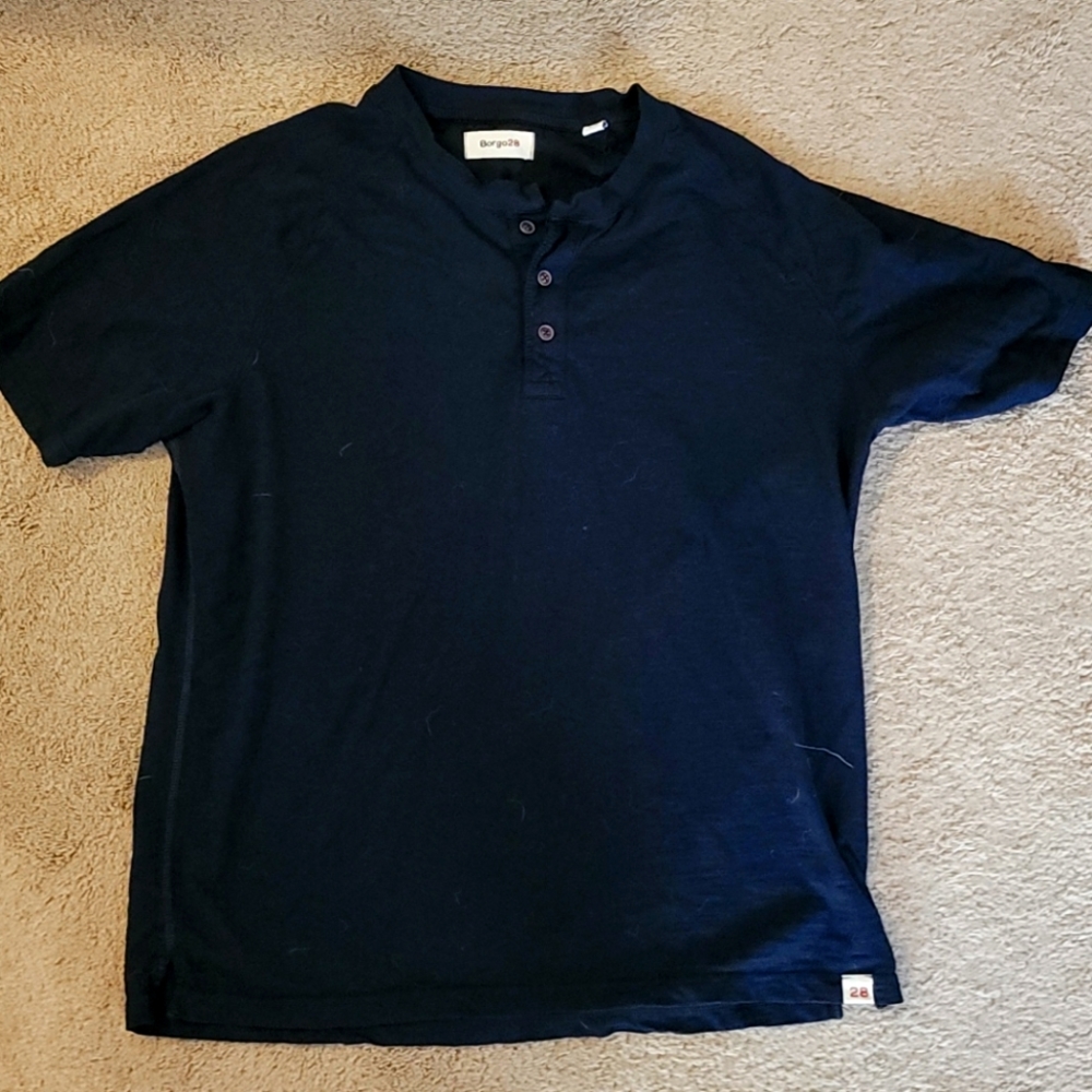 Borgo28 Large Men's 3 Button TShirt